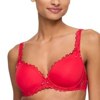 Marie Jo BH Jane Heart Shaped Padded Bra Rød A 80 Dame Marie Jo BH Jane Heart Shaped Padded Bra Rød A 80 Dame