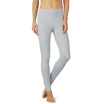 Mey Cotton Pure Leggings Gråmelerad bomuld 38 Dame Mey Cotton Pure Leggings Gråmelerad bomuld 38 Dame