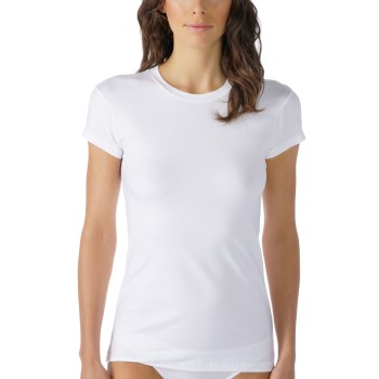 Mey Cotton Pure Short Top Hvid bomuld 38 Dame Mey Cotton Pure Short Top Hvid bomuld 38 Dame