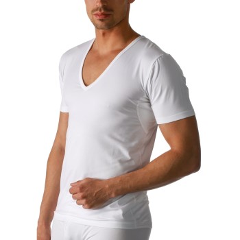 Mey Dry Cotton Functional V-Neck Shirt Hvid Small Herre Mey Dry Cotton Functional V-Neck Shirt Hvid Small Herre