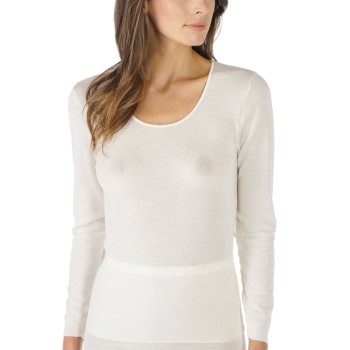 Mey Exquisite Long-Sleeved Vest Hvid 38 Dame Mey Exquisite Long-Sleeved Vest Hvid 38 Dame