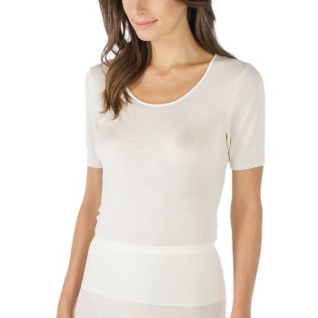 Mey Exquisite Short-Sleeved Vest Hvid 38 Dame Mey Exquisite Short-Sleeved Vest Hvid 38 Dame
