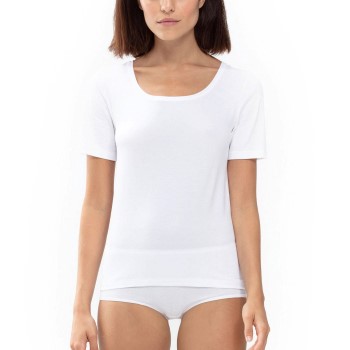 Mey Superfine Organic T-Shirt Hvid bomuld 38 Dame Mey Superfine Organic T-Shirt Hvid bomuld 38 Dame