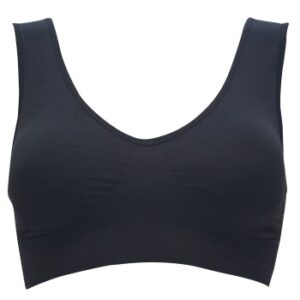 Missya BH Lucia Bamboo Bra Top Wide Strap Sort Small Dame