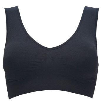 Missya BH Lucia Bamboo Bra Top Wide Strap Sort Small Dame Missya BH Lucia Bamboo Bra Top Wide Strap Sort Small Dame
