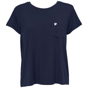 Missya Softness Modal T-shirt Marineblå modal Small Dame Missya Softness Modal T-shirt Marineblå modal Small Dame