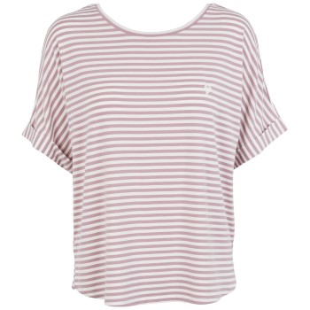 Missya Softness Stripe SS T-shirt Lilla modal Small Dame Missya Softness Stripe SS T-shirt Lilla modal Small Dame