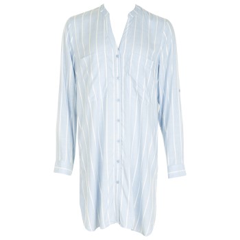 Missya Verona Beach Shirt Lyseblå viskose Small Dame Missya Verona Beach Shirt Lyseblå viskose Small Dame