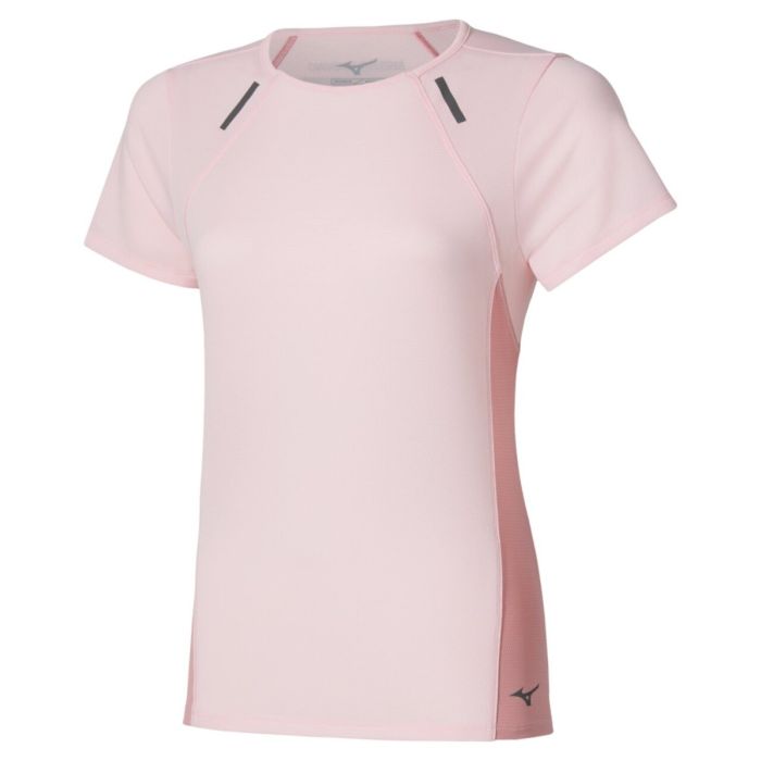 Mizuno SS Tee Str. L Pink Dame Mizuno SS Tee Str. L Pink Dame