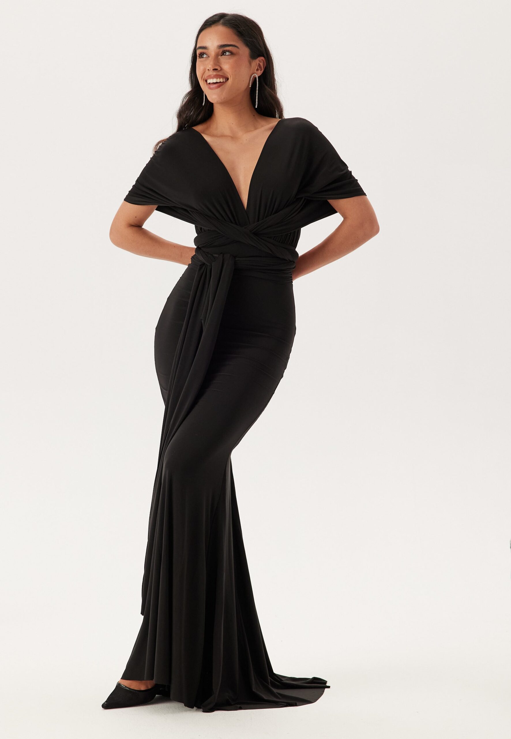 Multi Tie Fishtail Maxi Dress Multi Tie Fishtail Maxi Dress