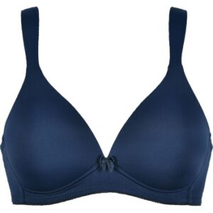 NATURANA BH Value Soft Bra With Wide Straps Marineblå polyamid A 100 Dame