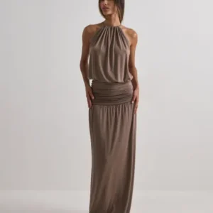 Nelly - Brun - Low Waist Flowy Maxi Skirt