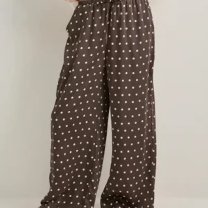 Neo Noir - Brun - Sebba Big Dot Pants