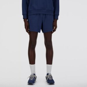 New Balance 5 Inch Shorts Str. L Herre - Blå til løb og træning med optimal komfort