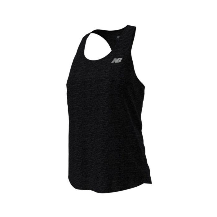 New Balance Athletics Tank Str. XS Dame - Sort Singlet til løb og træning New Balance Athletics Tank Str. XS Dame - Sort Singlet til løb og træning
