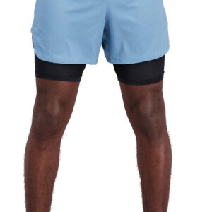 New Balance Q Speed Fuel 2i1 5 Inch Shorts Herre Xs Blå