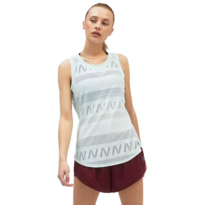 New Balance Q Speed Jacquard Tank, Pbc, XL - Let og åndbar singlet til løb og træning New Balance Q Speed Jacquard Tank, Pbc, XL - Let og åndbar singlet til løb og træning