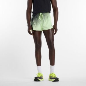 New Balance RC Ultra Light Printed Shorts 3 Inch Str. L Gul Herre