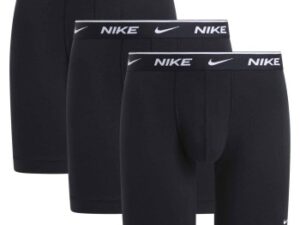 Nike 3P Essentials Cotton Stretch Boxer Long Sort bomuld Small Herre