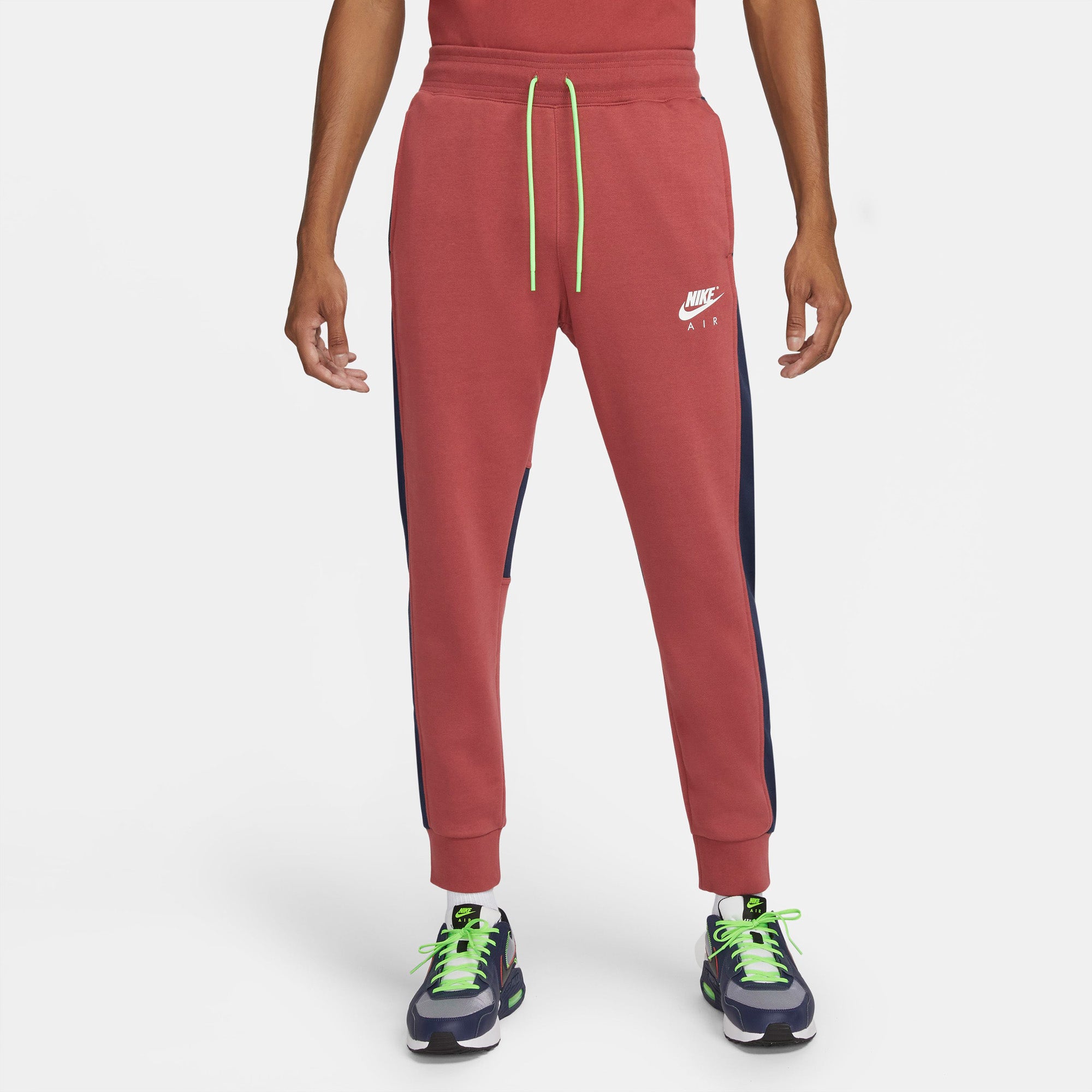 Nike Air Brushedback Fleece Joggingbukser Herre Rød Nike Air Brushedback Fleece Joggingbukser Herre Rød