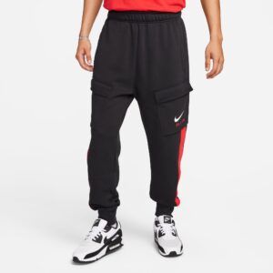 Nike Air Fleece Cargo Joggingbukser Herre M Sort