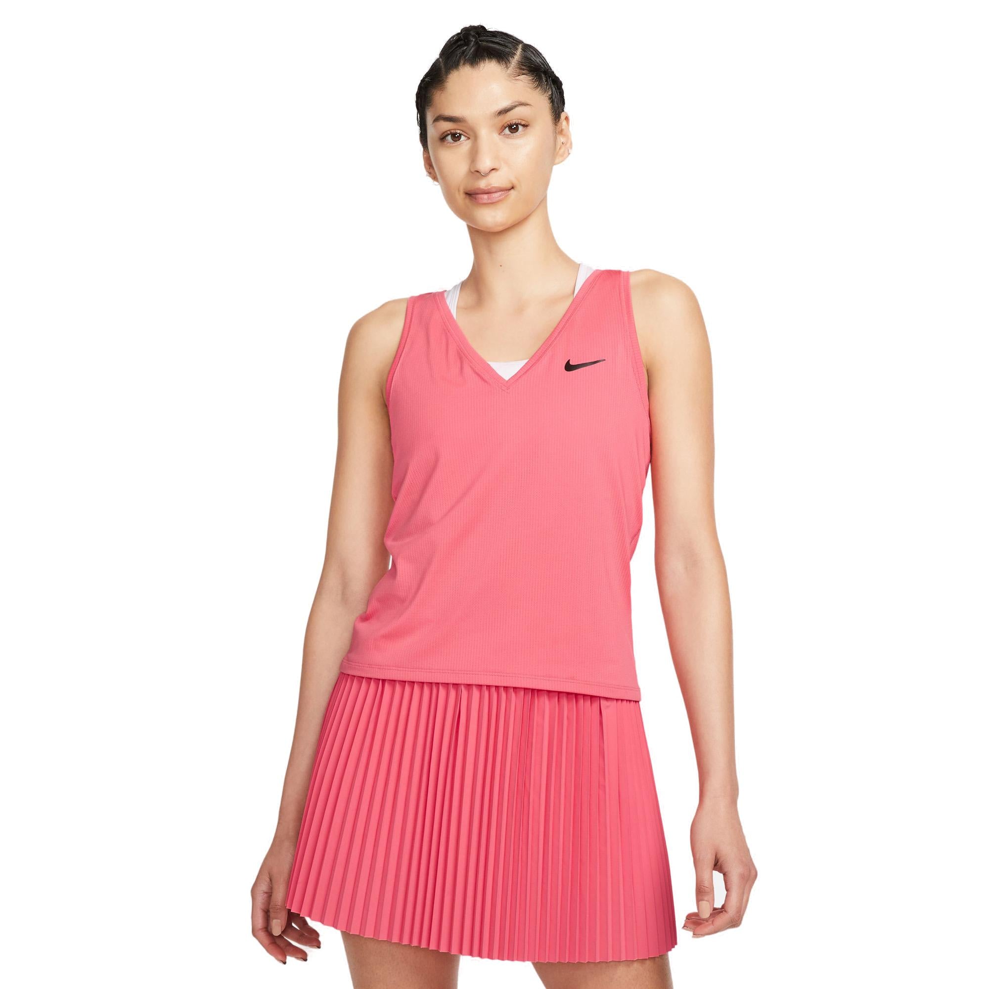 Nike Court Victory Tennistop Dame Xs Pink Nike Court Victory Tennistop Dame Xs Pink