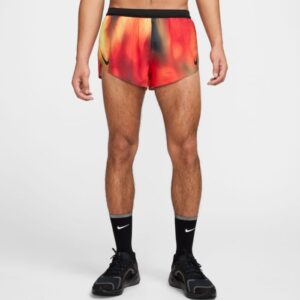 Nike Dri-FIT ADV Aeroswift Elite Shorts Str. L Rød Herre - Letvægts og åndbar løbeshorts