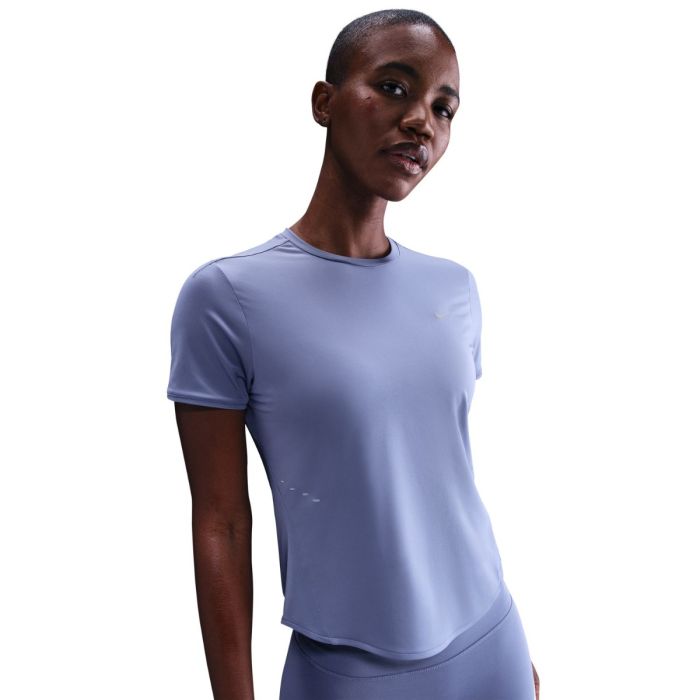 Nike Dri-FIT Swift SS Top Str. L Lilla Dame Nike Dri-FIT Swift SS Top Str. L Lilla Dame