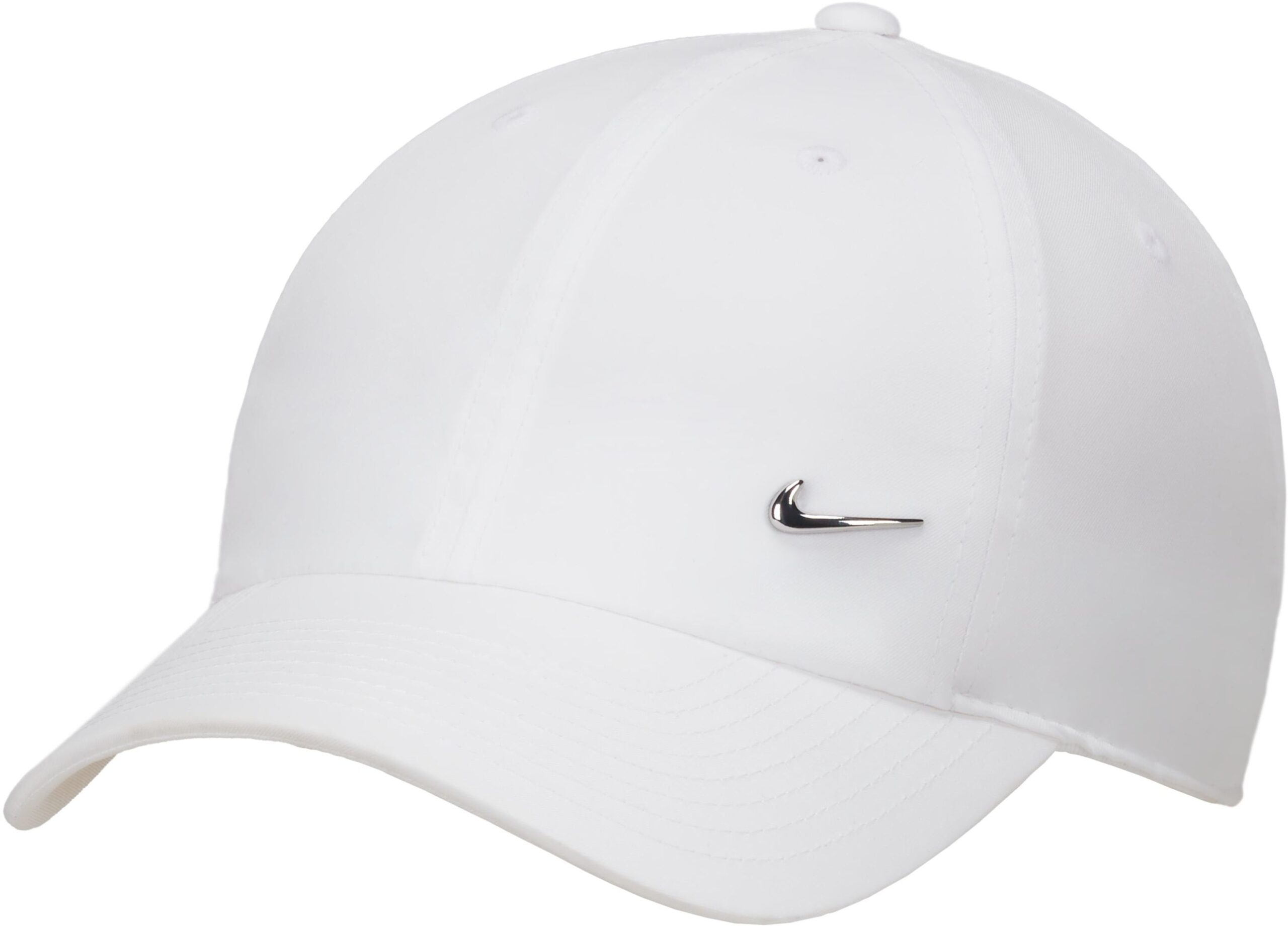 Nike Drifit Club Unstructured Metal Swoosh Kasket Unisex Sm Hvid Nike Drifit Club Unstructured Metal Swoosh Kasket Unisex Sm Hvid