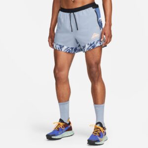 Nike Drifit Flex Stride 5" Brieflined Trail Løbeshorts Herre Xl Blå