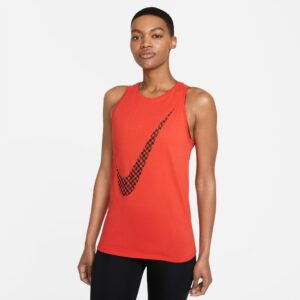 Nike Drifit Icon Clash Top Dame Xs Rød