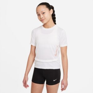 Nike Drifit Instacool Tshirt Dame 122128 / Xs Hvid