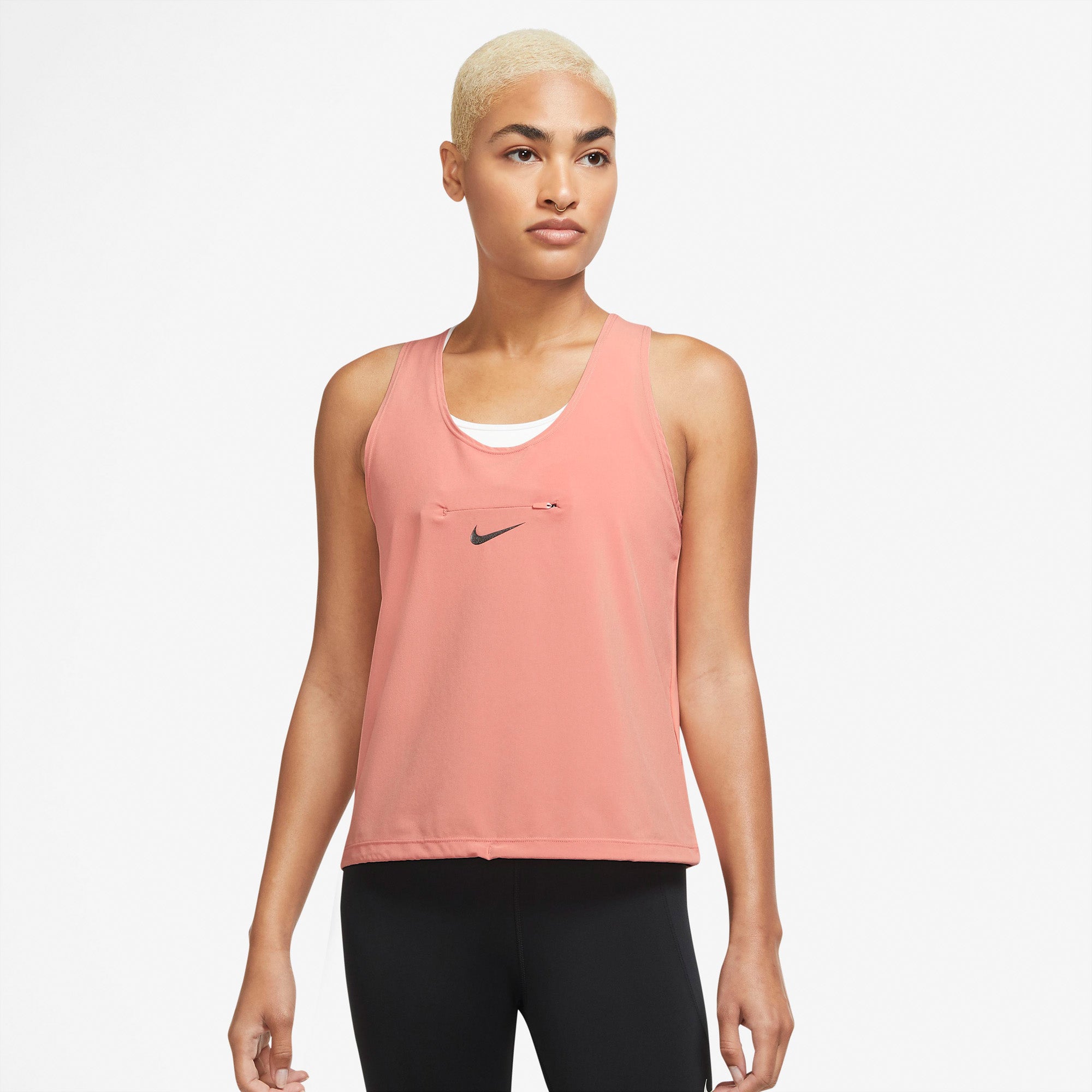 Nike Drifit Run Division Convertible Løbetop Dame Xs Pink Nike Drifit Run Division Convertible Løbetop Dame Xs Pink