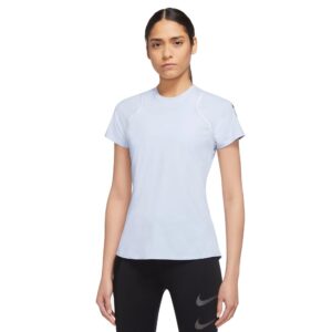 Nike Drifit Run Division Tshirt Dame Xs Blå