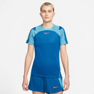 Nike Drifit Strike Trænings Tshirt Dame Blå