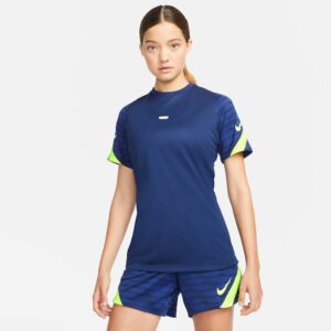 Nike Drifit Strike Trænings Tshirt Dame Xs Blå
