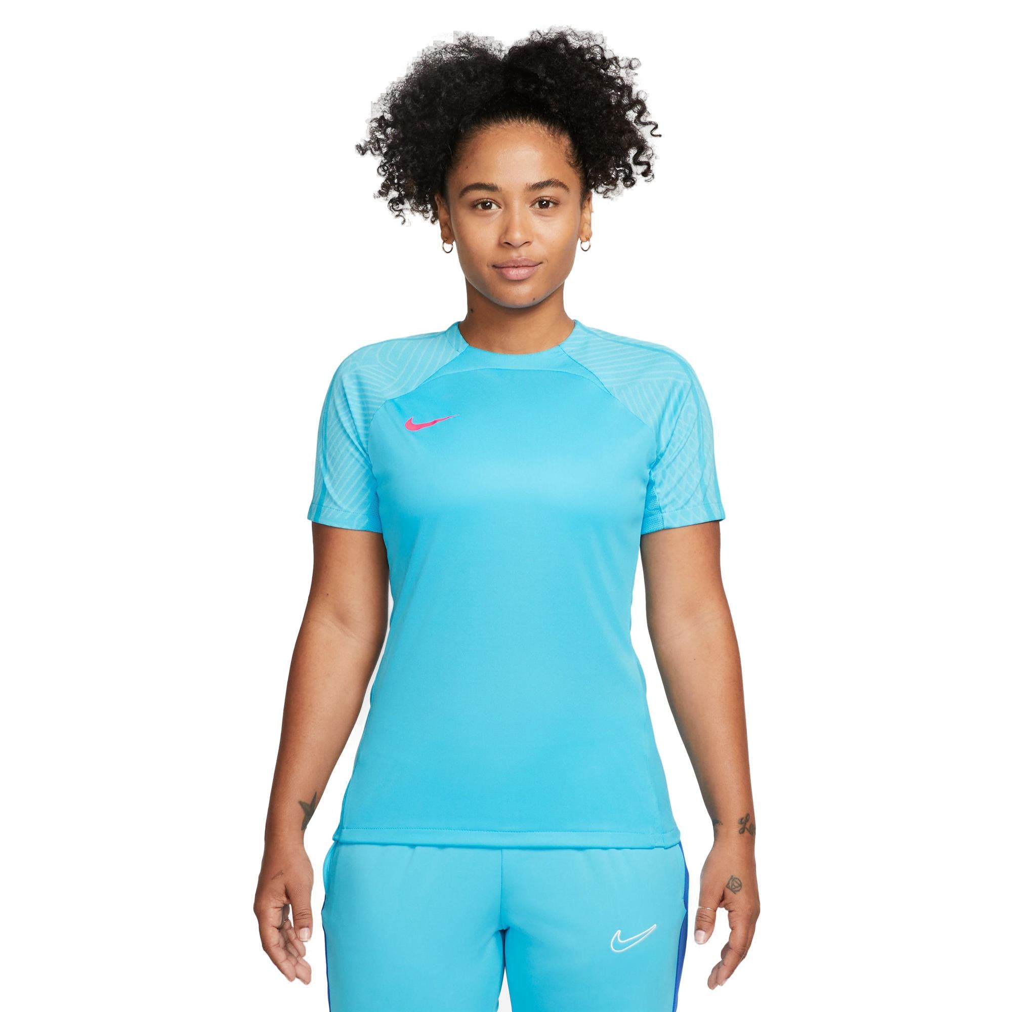 Nike Drifit Strike Tshirt Dame Xs Blå Nike Drifit Strike Tshirt Dame Xs Blå