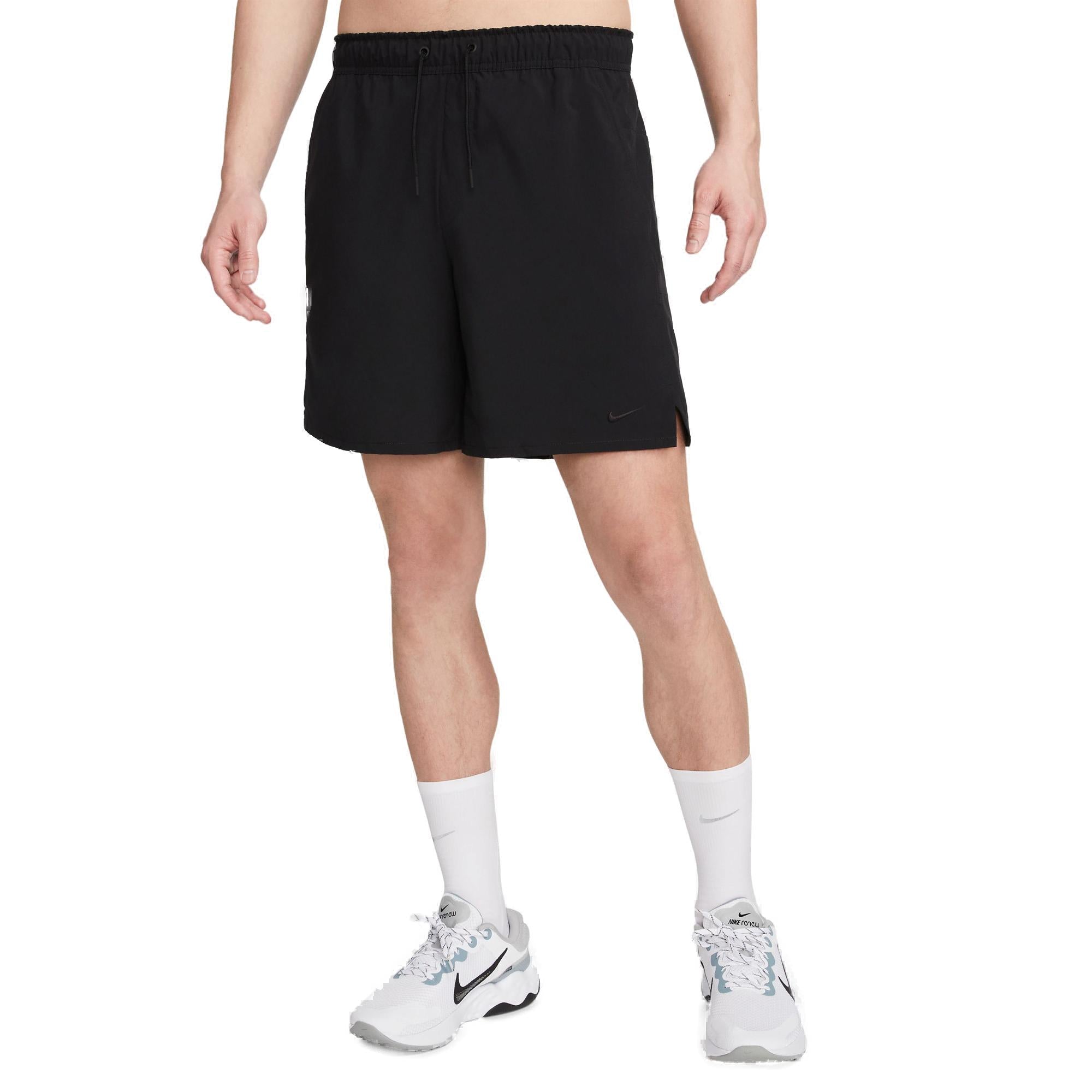 Nike Drifit Unlimited 7" Unlined Versatile Shorts Herre Sort Nike Drifit Unlimited 7" Unlined Versatile Shorts Herre Sort
