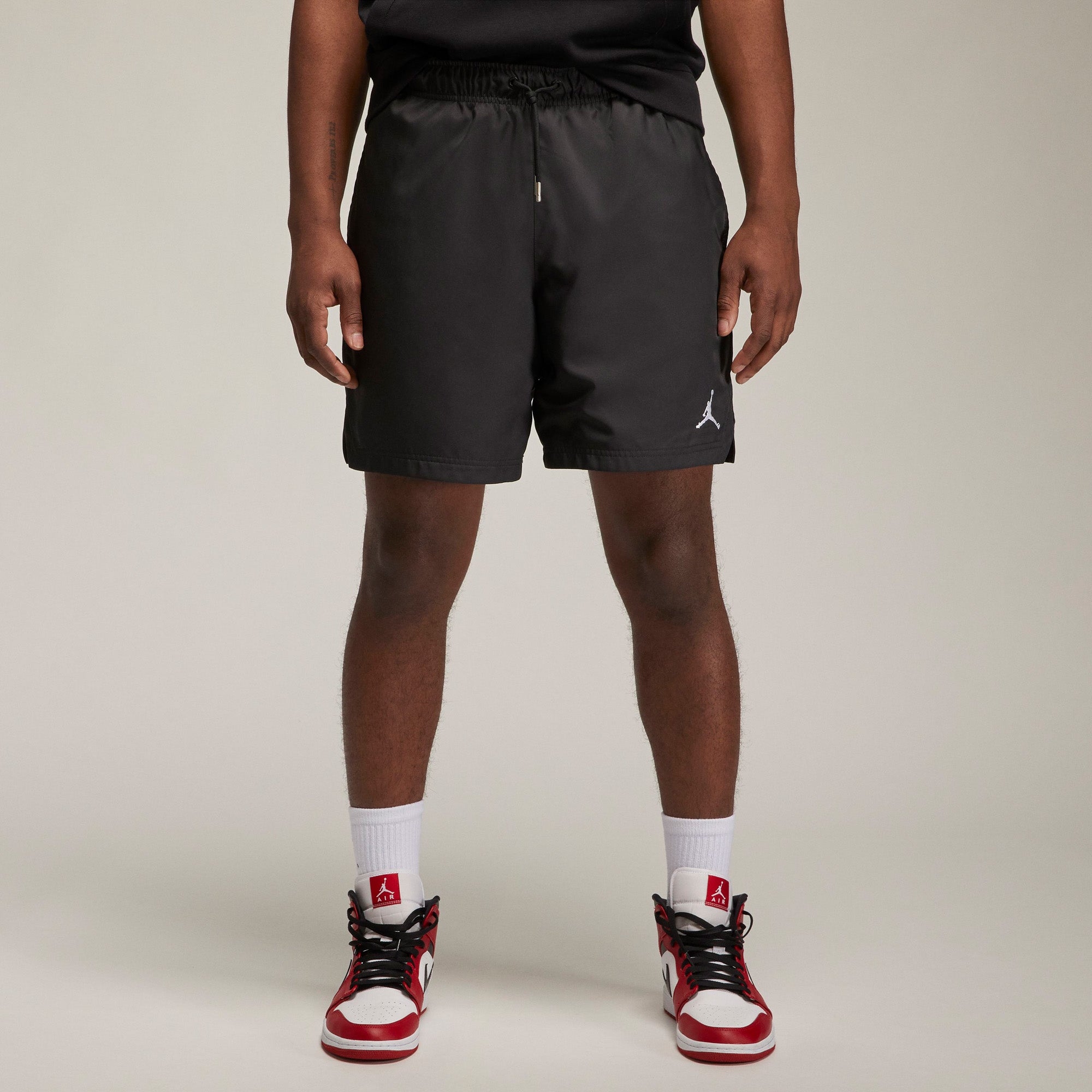 Nike Essentials Poolside Shorts Herre Sort Nike Essentials Poolside Shorts Herre Sort