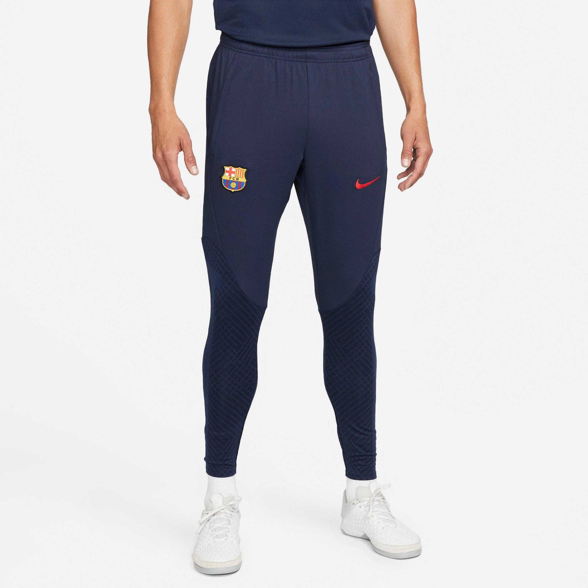 Nike Fc Barcelona Strike Drifit Bukser Herre Xl Blå Nike Fc Barcelona Strike Drifit Bukser Herre Xl Blå