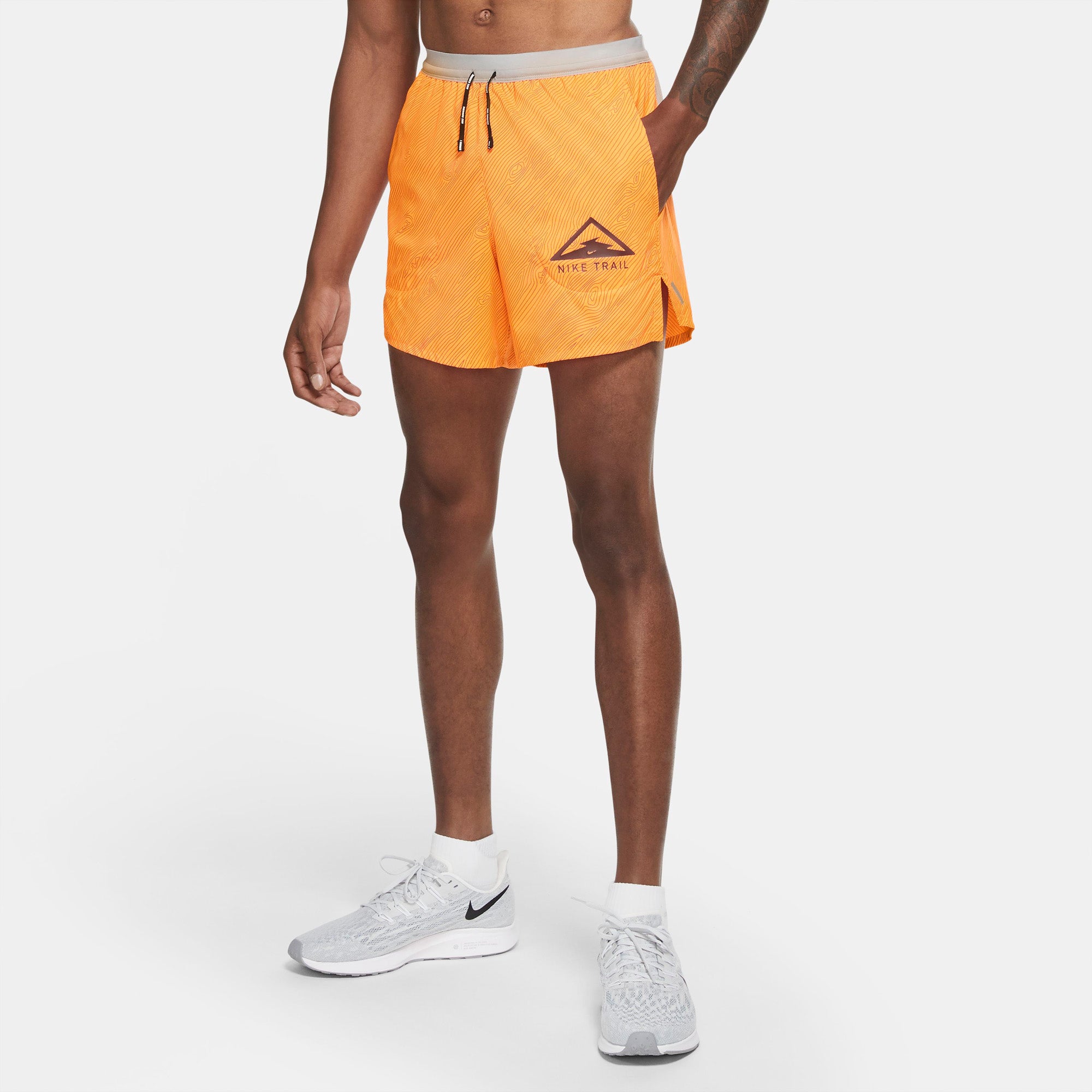 Nike Flex Stride 5" Trail Herre Orange Nike Flex Stride 5" Trail Herre Orange