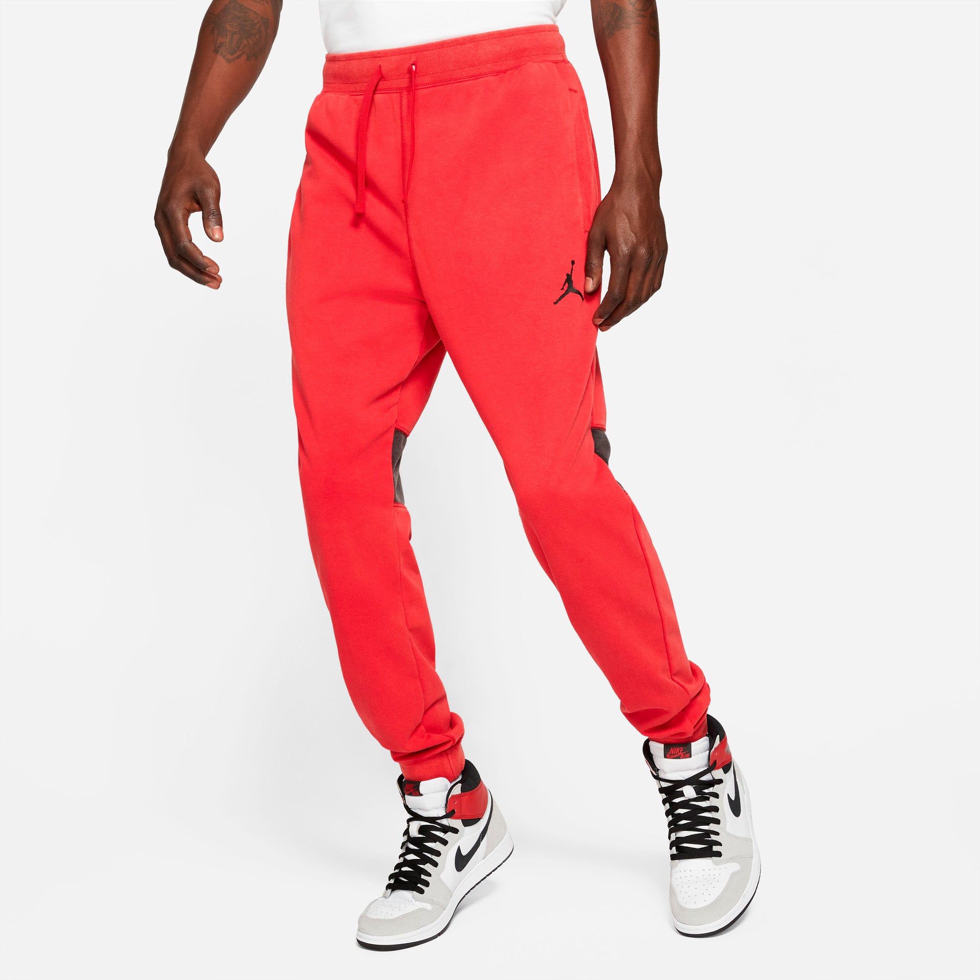 Nike Jordan Drifit Air Fleece Joggingbukser Herre Rød Nike Jordan Drifit Air Fleece Joggingbukser Herre Rød