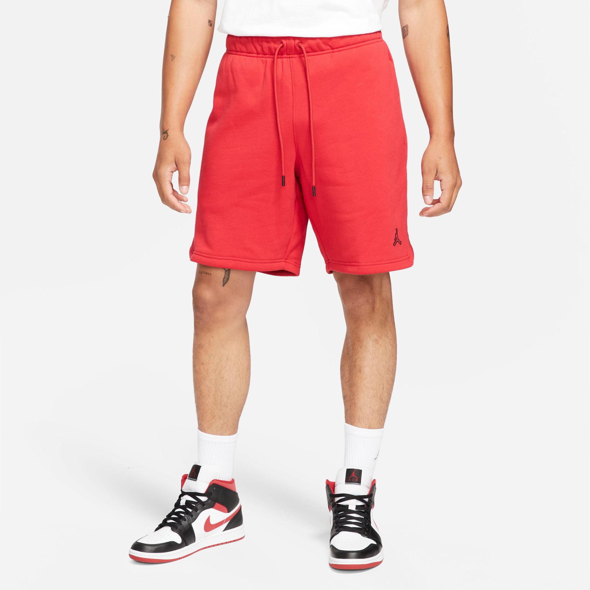 Nike Jordan Essential Fleece Shorts Herre M Rød Nike Jordan Essential Fleece Shorts Herre M Rød