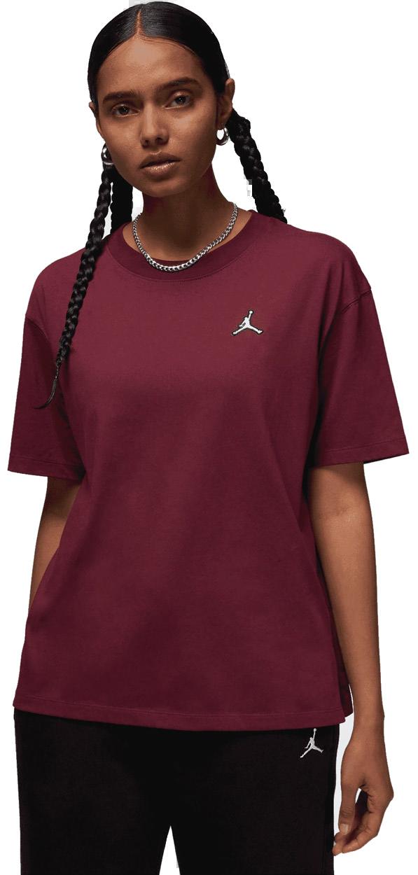 Nike Jordan Essentials Tshirt Dame Xs Rød Nike Jordan Essentials Tshirt Dame Xs Rød