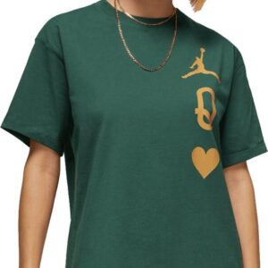 Nike Jordan Flight Tshirt Dame Xs Grøn
