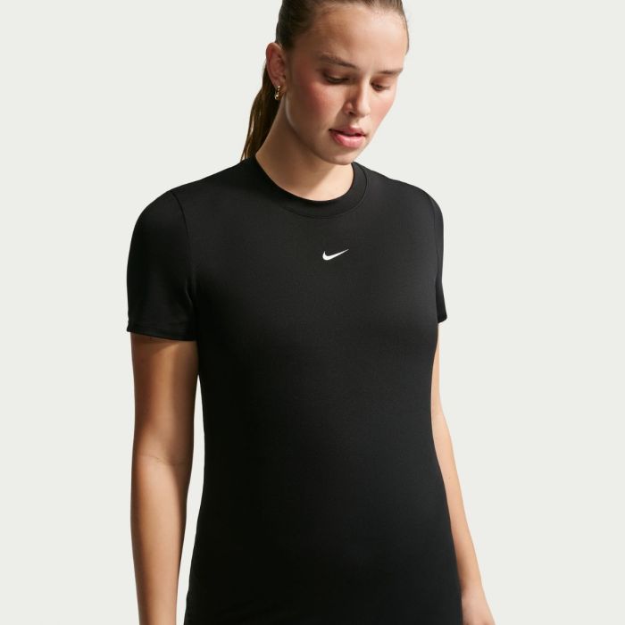 Nike One Maternity Short Sleeve Tee Str. S Sort Dame Nike One Maternity Short Sleeve Tee Str. S Sort Dame