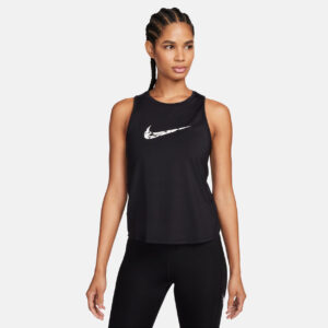Nike One Swoosh Drifit Trænings Tshirt Dame Xs Sort