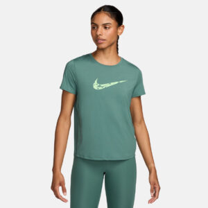 Nike One Swoosh Drifit Tshirt Dame Xs Grøn