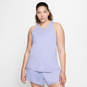 Nike Pro Allover Mesh Dame Xl Lilla