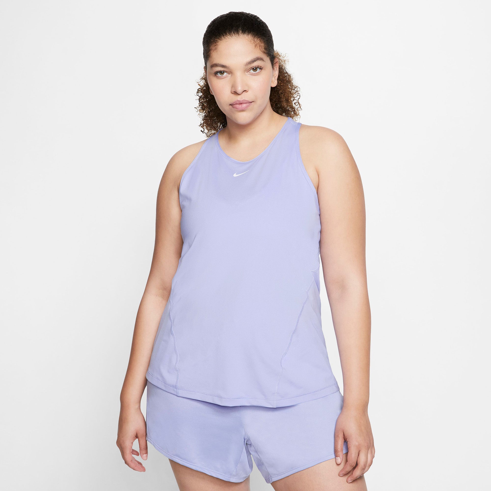 Nike Pro Allover Mesh Dame Xl Lilla Nike Pro Allover Mesh Dame Xl Lilla